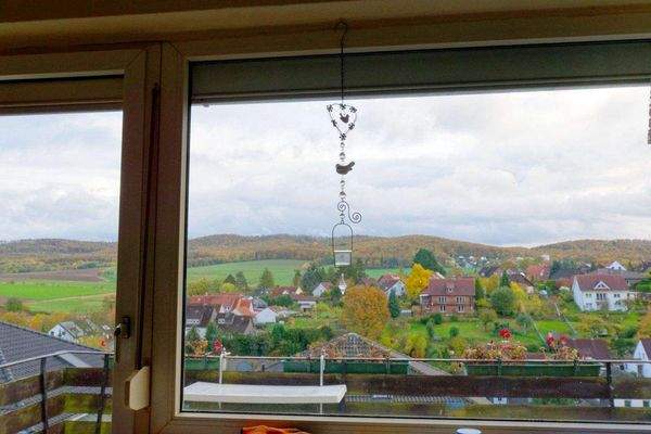 Panoramablick vom Wohnzimmer