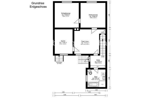 Grundriss Erdgeschoss