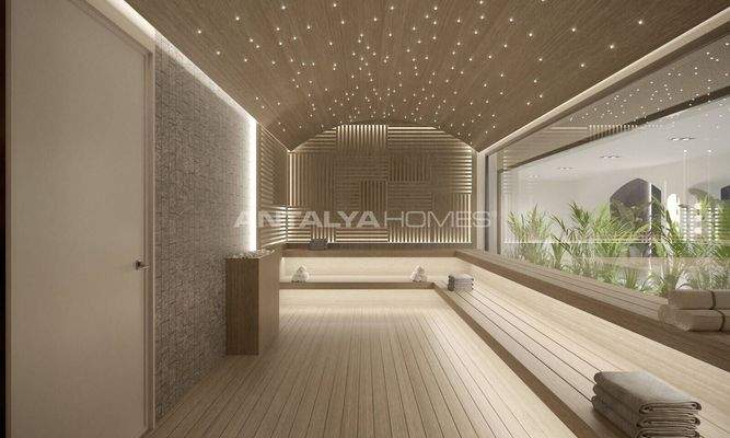 Flats in a Complex with Rich Amenities in Oba Alanya