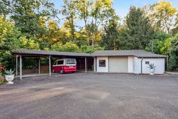 Carport mit Werkstatt