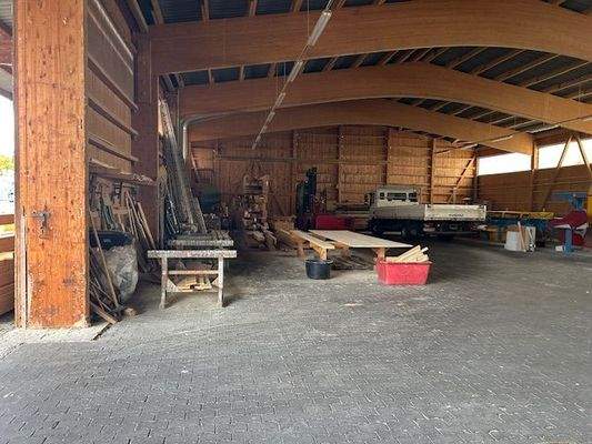 Innenansicht der Halle