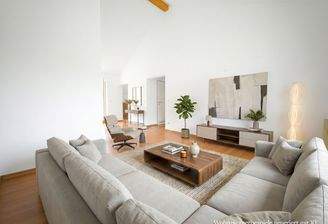 Einrichtingsbeispiel durch KI-Wohnzimmer