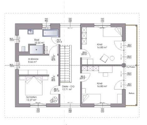 Grundriss Obergeschoss