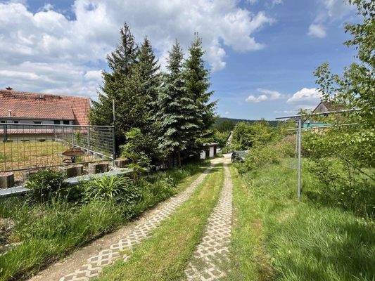 Zufahrt nach oben