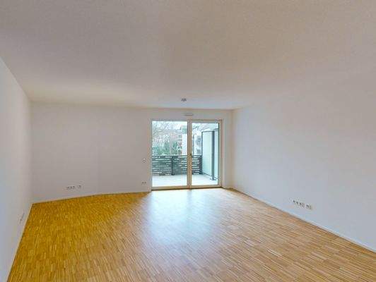 Wohnzimmer mit Balkon