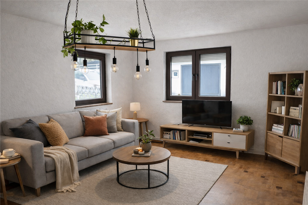 Wohnzimmer Virtual Staged