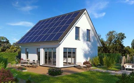 Hausidee_Scanhaus_SH124_Variante A mit PV