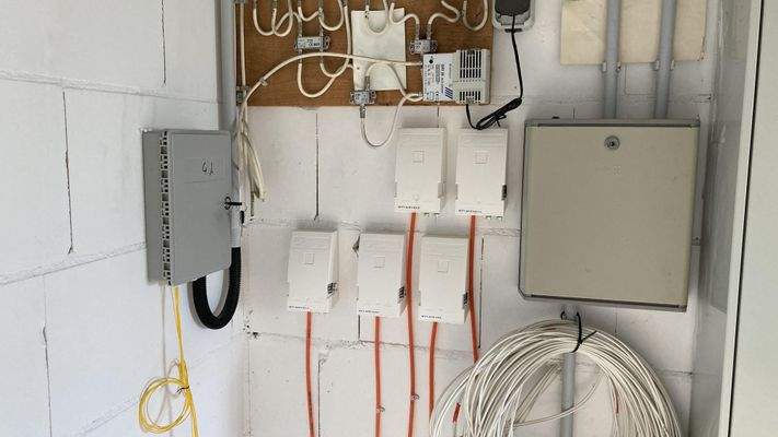 Anschlussraum im Keller