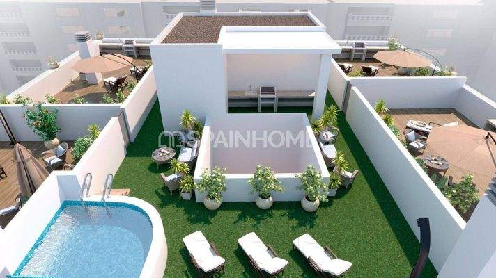 Flats in a Beachside Complex with Pool in Torrevieja Alicante