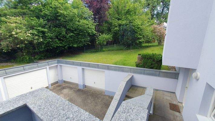 Blick vom Hauseingang