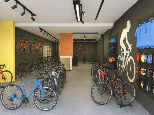 Beispielausbau Fahrradgeschäft