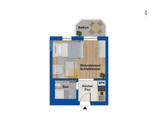 Grundriss 2. Obergeschoss