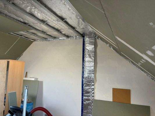 Dachausbau vorbereitet