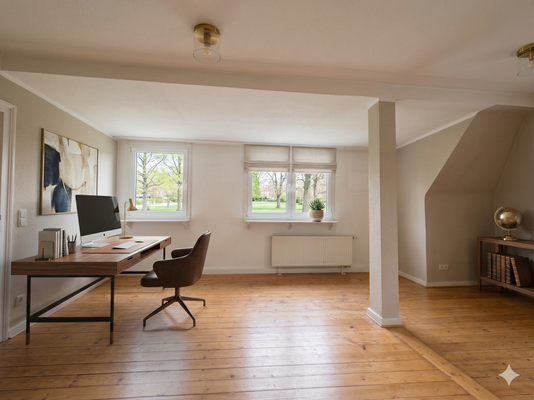 DG Gästezimmer – KI-Visualisierung als Homeoffice