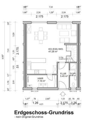 Erdgeschoss-Grundriss