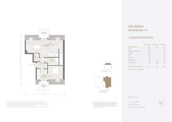 Grundriss 1. Dachgeschoss