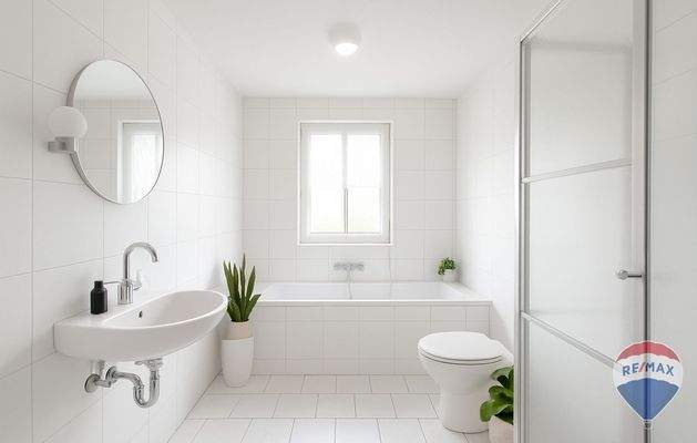 OG Badezimmer - Homestaging