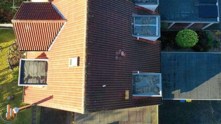 Drohnenaufnahme Dach