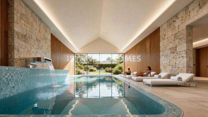 Forest-View Apartments in a Prestigious Complex in Istanbul Sariyer