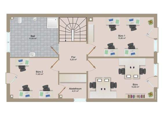 Grundriss Obergeschoss