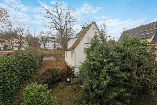 Rückansicht und Garten