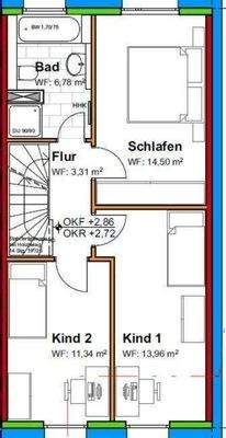 Einheit1 : - Obergschoss -