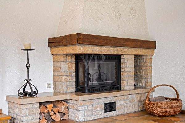 Kaminzimmer im Anbau