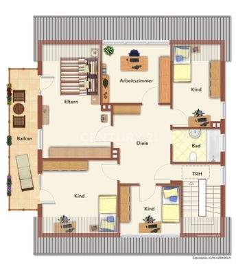 Grundriss Dachgeschoss