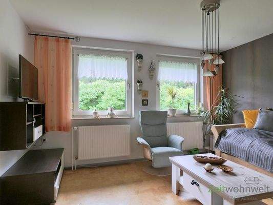 Blick ins Wohnzimmer