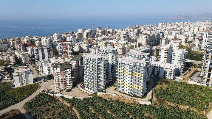 Sea View Apartments in Alanya Antalya in a Complex Close to Sea