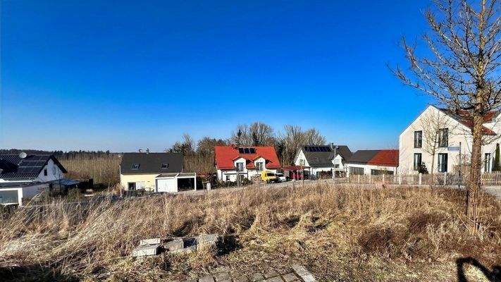 Grundstück von Süden