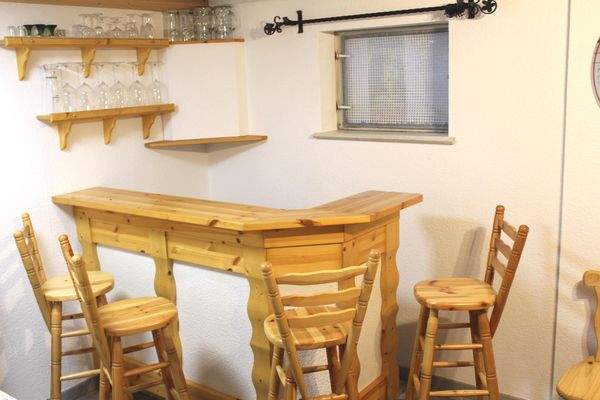 Keller-Hobbyraum mit Bar