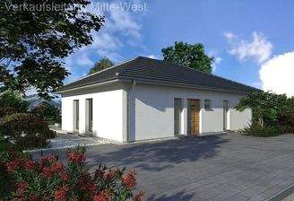 Bungalow 1 Walmdach Ansicht 3
