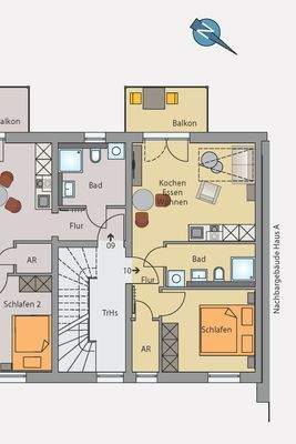Grundriss B10 - Obergeschoss
