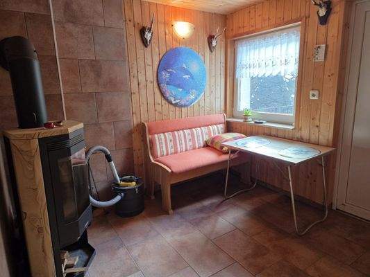 Sitzecke im Saunaraum,,