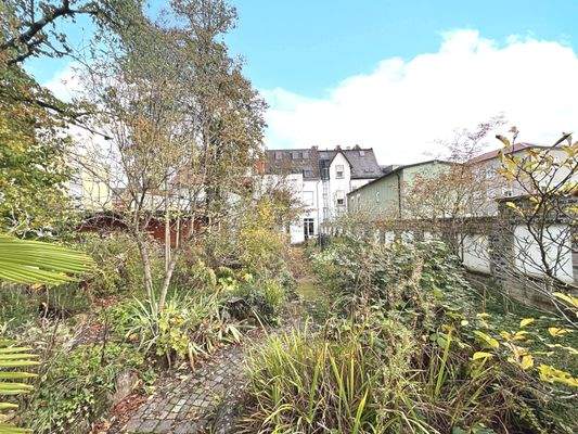 Rückansicht Garten