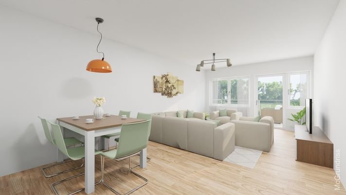 Wohnzimmer (Einrichtungsbeispiel)
