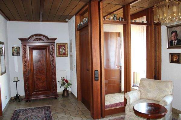 Windfang + Empfangsbereich