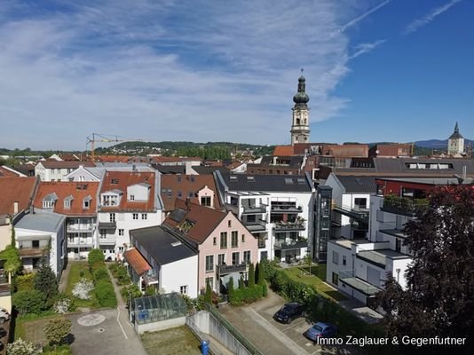 Blick zum Zentrum