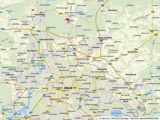 Geolyzer Kartenausschnitt