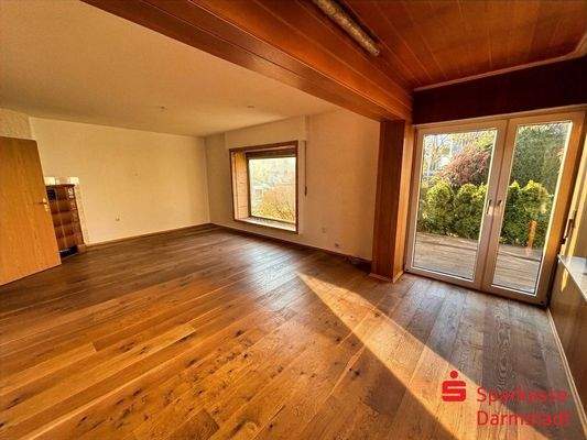 Wohnzimmer mit Terrasse