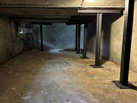 Kellerraum Rückansicht