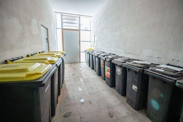 Raum für Mülltonnen