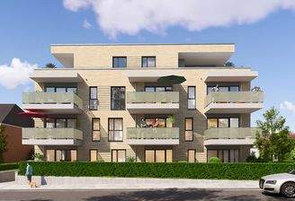 Monheim - Lindenstr - Haus A Gartenseite Frontal