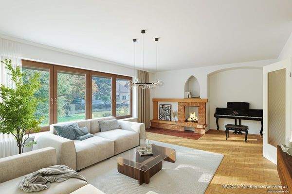 EG Wohnzimmer - digital eingerichtet