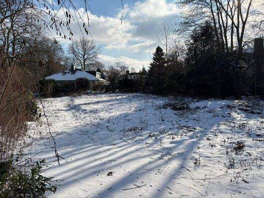 Blick auf das Wohngrundstück