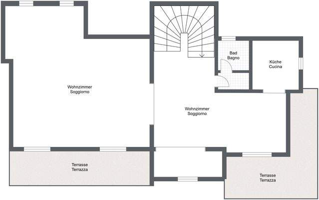 Padenghe OG - EG- 2D Floor Plan