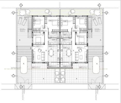 New Semi-Detached Villas with Solarium in Puerto de Mazarrón