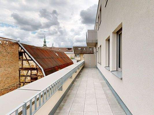 Dachterrasse - Blickrichtung Westen