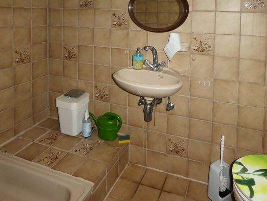 Gästebad mit Dusche im DG